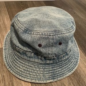 Denim bucket hat